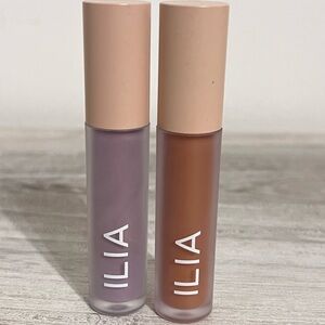 Ilia Liquid Powder Eye Tint - Set of 2 burnt and aster